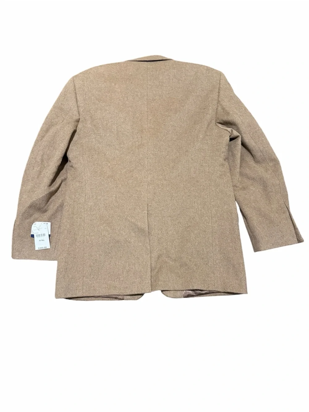 Stafford Light Brown Herringbone Sport MEN BLAZER ,SZ40, NWT,100%camel